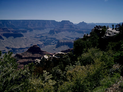 Blick vom Mather Point am Grand Canyon National Park South Rim