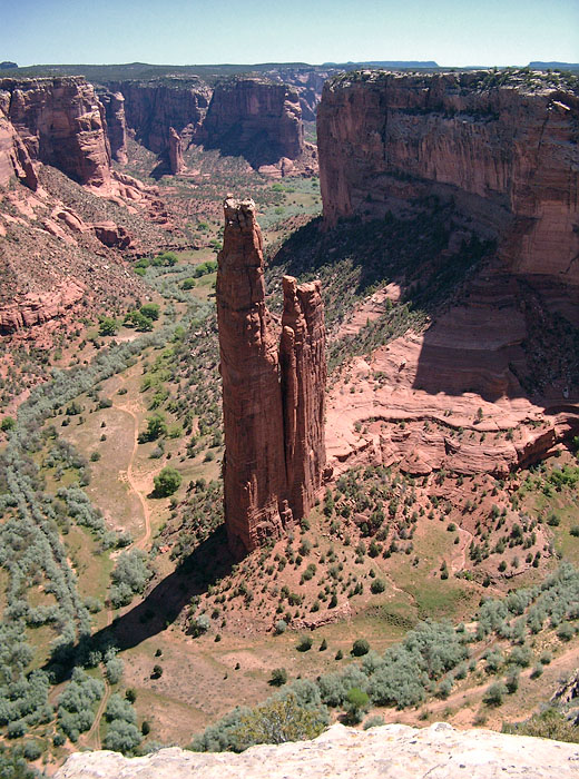 Spider Rock im Canyon de Chelly National Monument