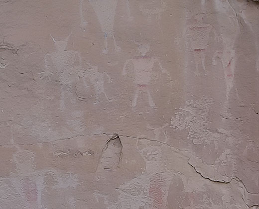 Petroglyphen aus der 1.000 Jahre alten Fremont Kultur