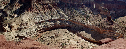 Blick in den Sulphur Canyon